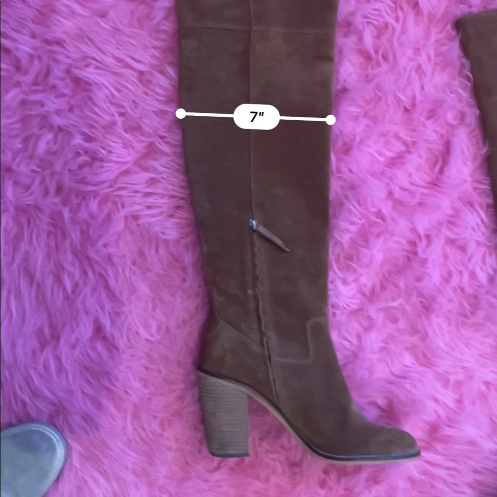Dolce Vita Over the Knee Suede Brown boots - chestnut - Picture 8 of 8